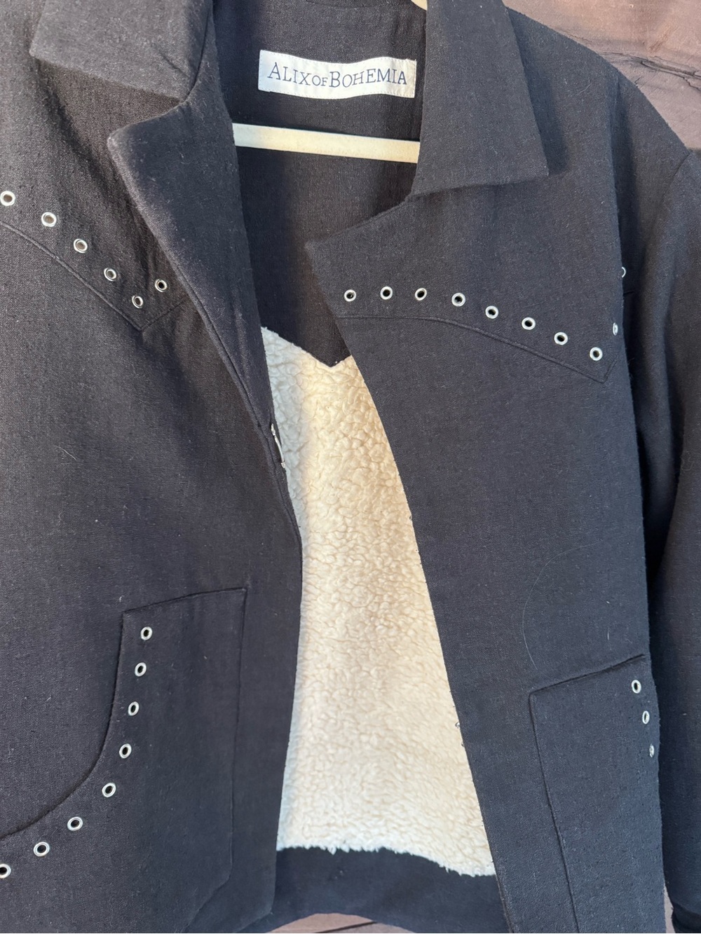 Alix Of Bohemia Silk Western Horse Jacket - Picture 4 of 5